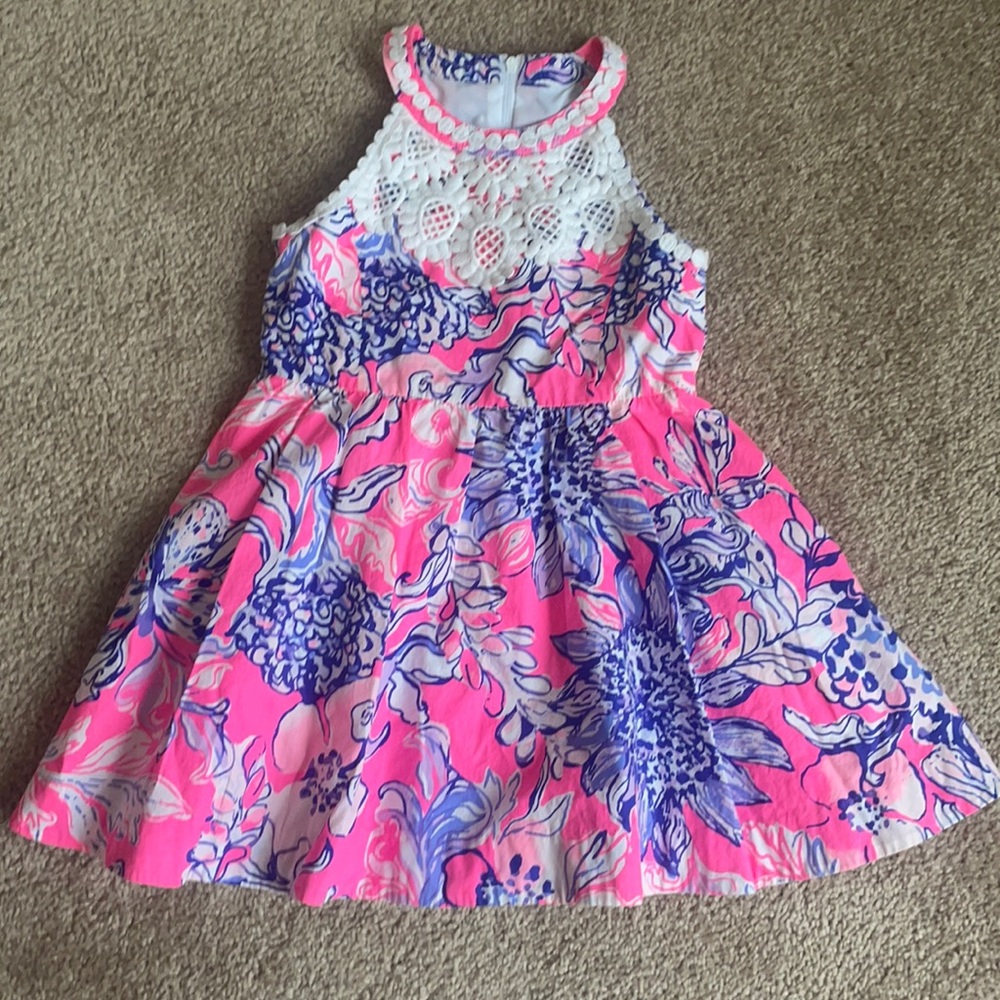 Lilly Pulitzer girls printed dress NWOT-5